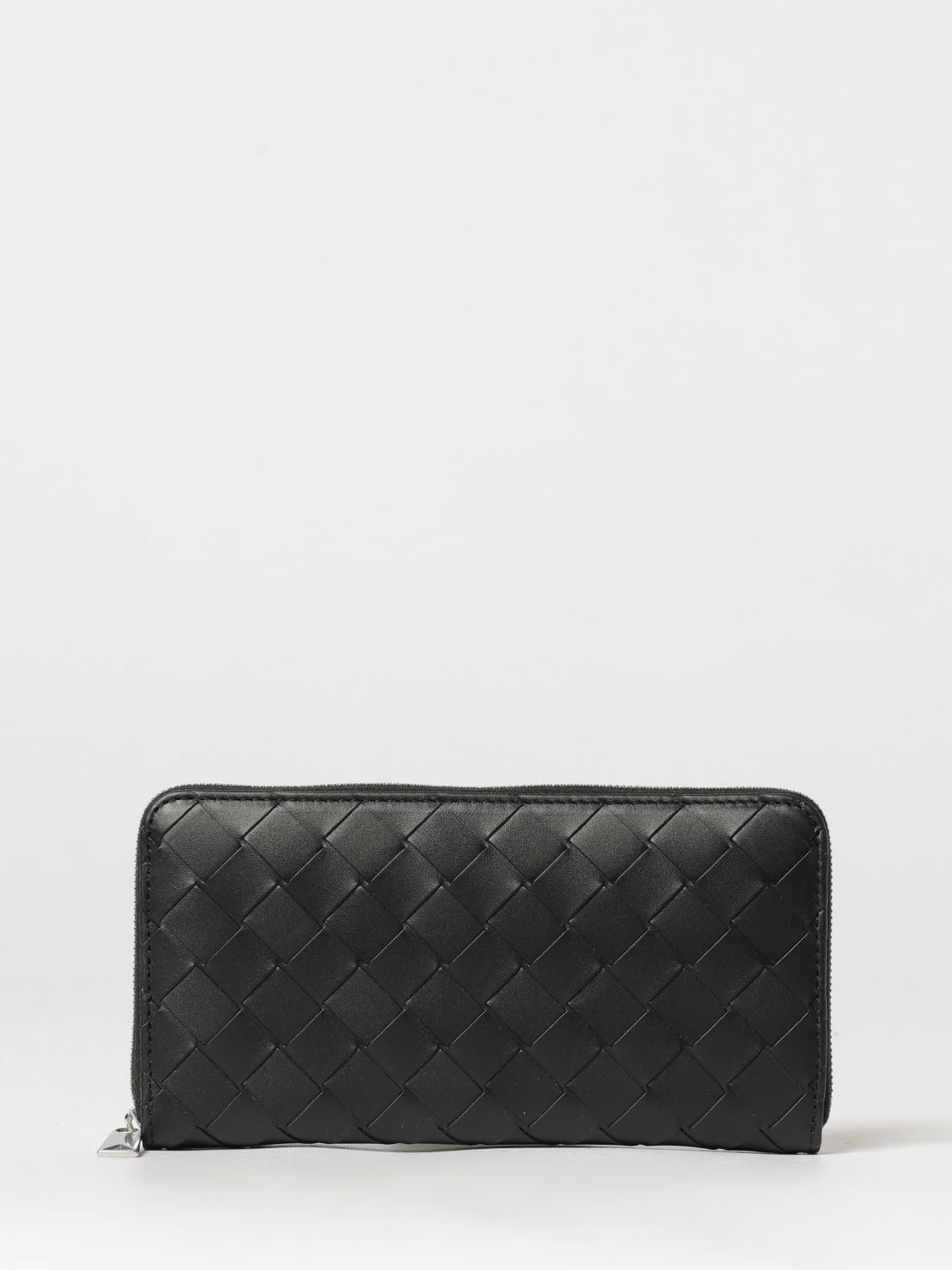 Bottega Veneta Men Continental Zip-Around Wallet Bottega Veneta In Woven Calfskin BOTTEGA VENETA