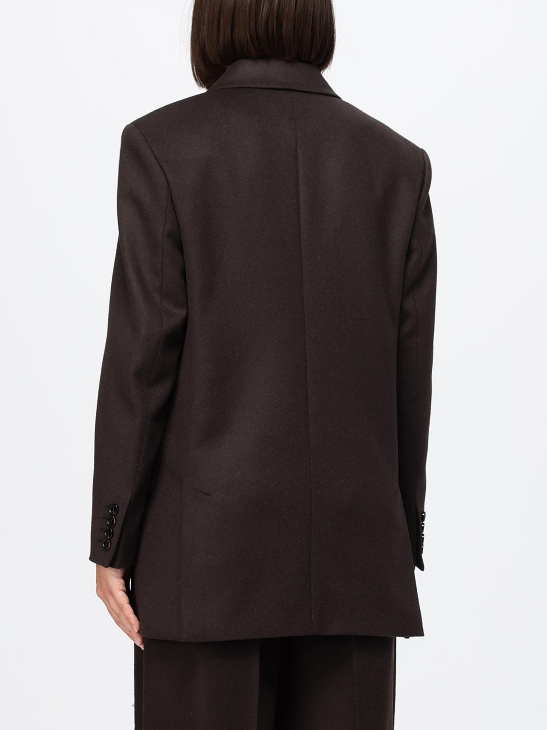 Max Mara Women Max Mara Double-Breasted Pure Virgin Wool Blazer With Peak Lapels And Button Closure MAX MARA