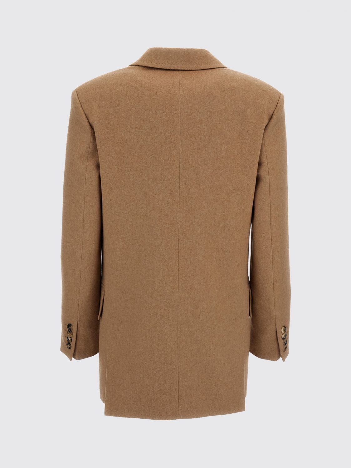 Max Mara Women Max Mara Double-Breasted Pure Virgin Wool Blazer With Peak Lapels And Button Closure MAX MARA