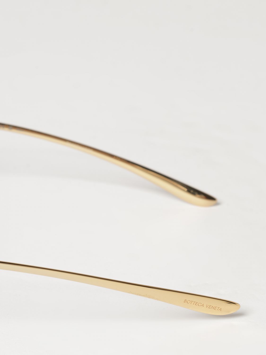 Bottega Veneta Knot Aviator Sunglasses In Metal And Acetate BOTTEGA VENETA