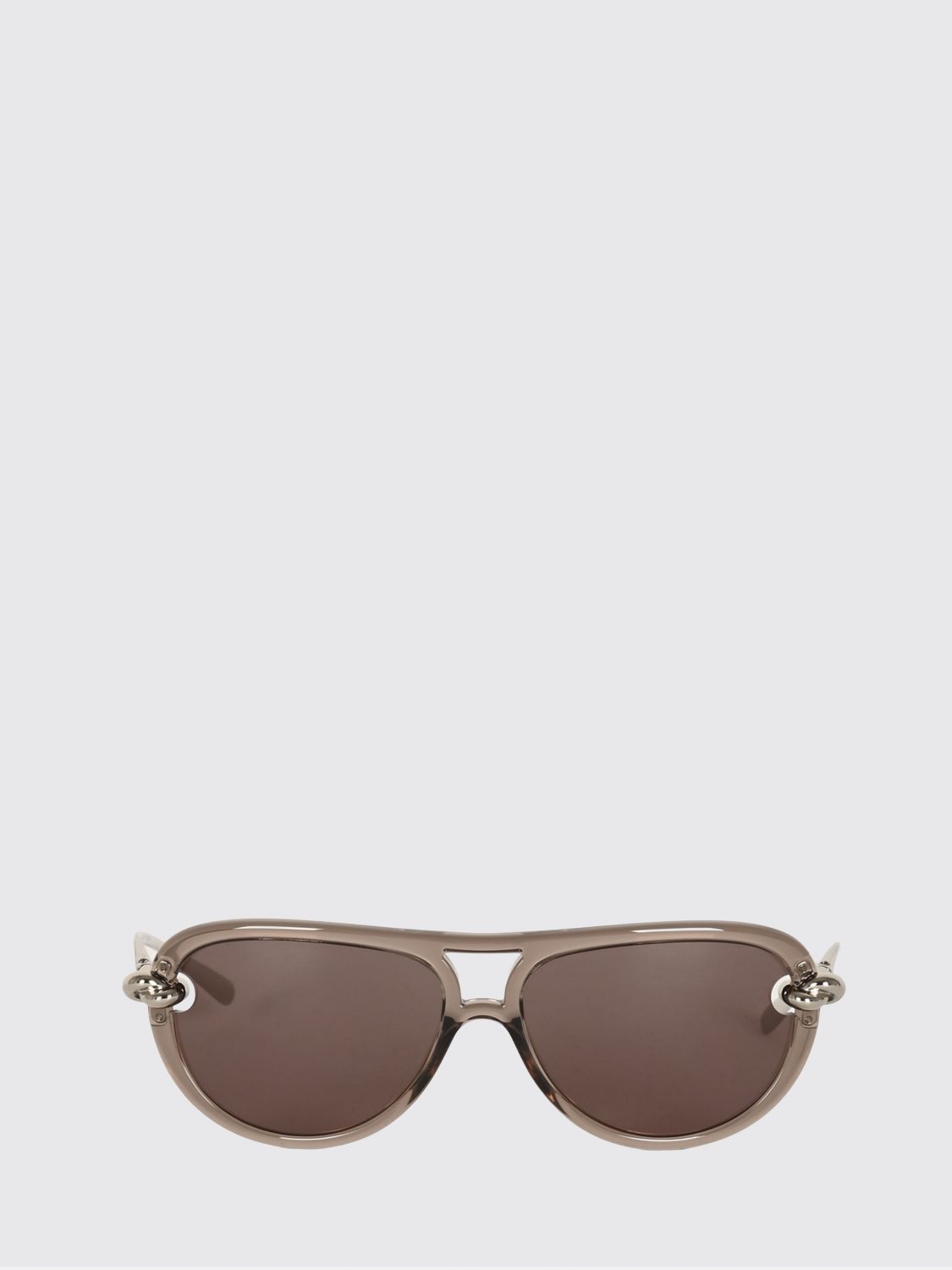 Bottega Veneta Women Bottega Veneta Knot Aviator Sunglasses In Metal And Acetate BOTTEGA VENETA