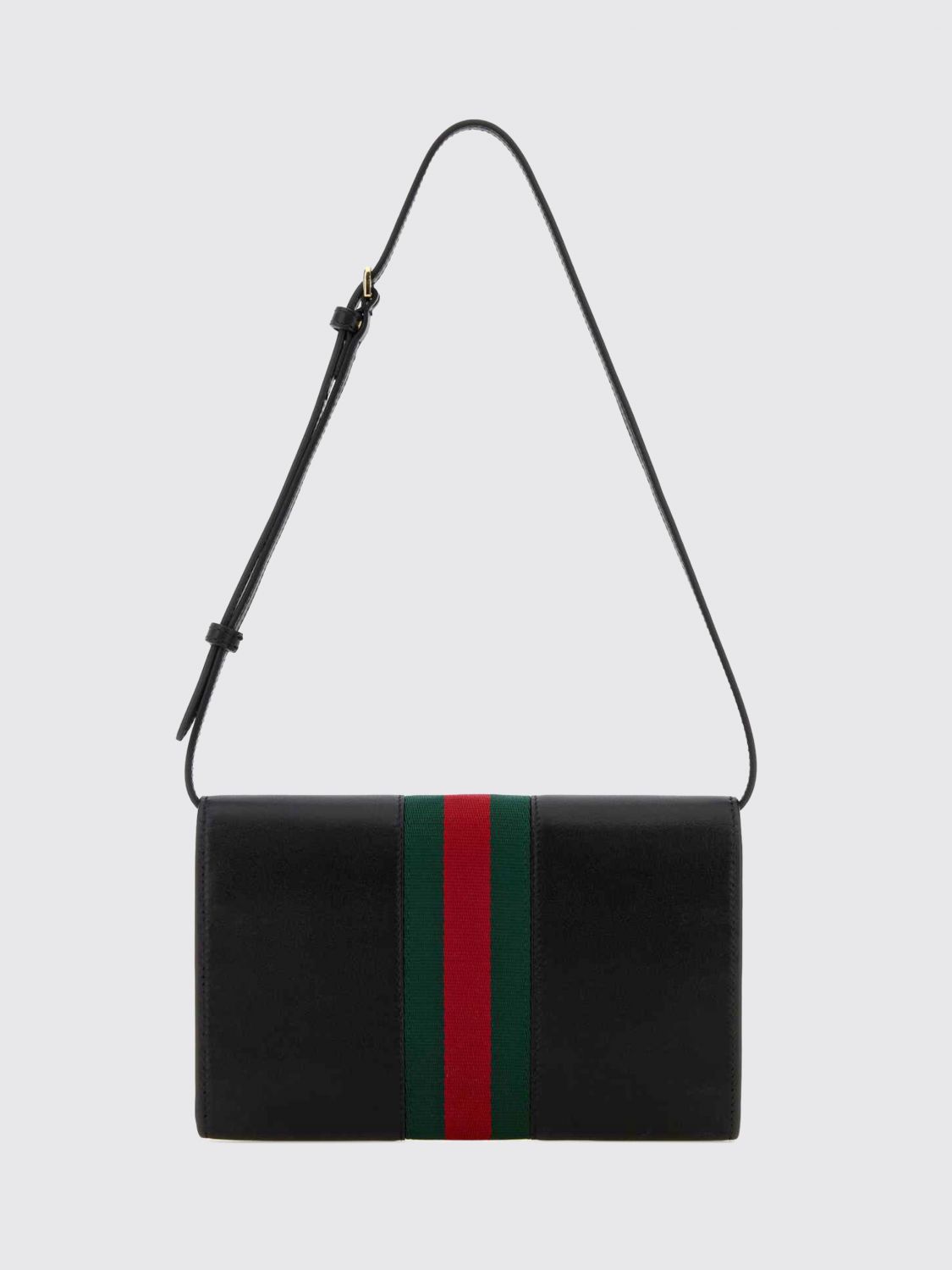 Gucci Women Gucci Horsebit Web Mini Leather Crossbody Bag With Stripe Detail GUCCI