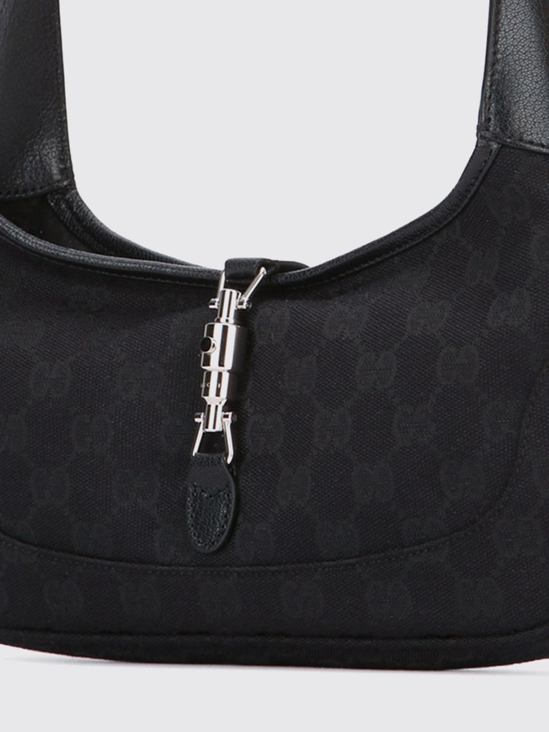 Gucci Women Gucci Jackie Slim Gg Monogram Jacquard Fabric Shoulder Bag GUCCI