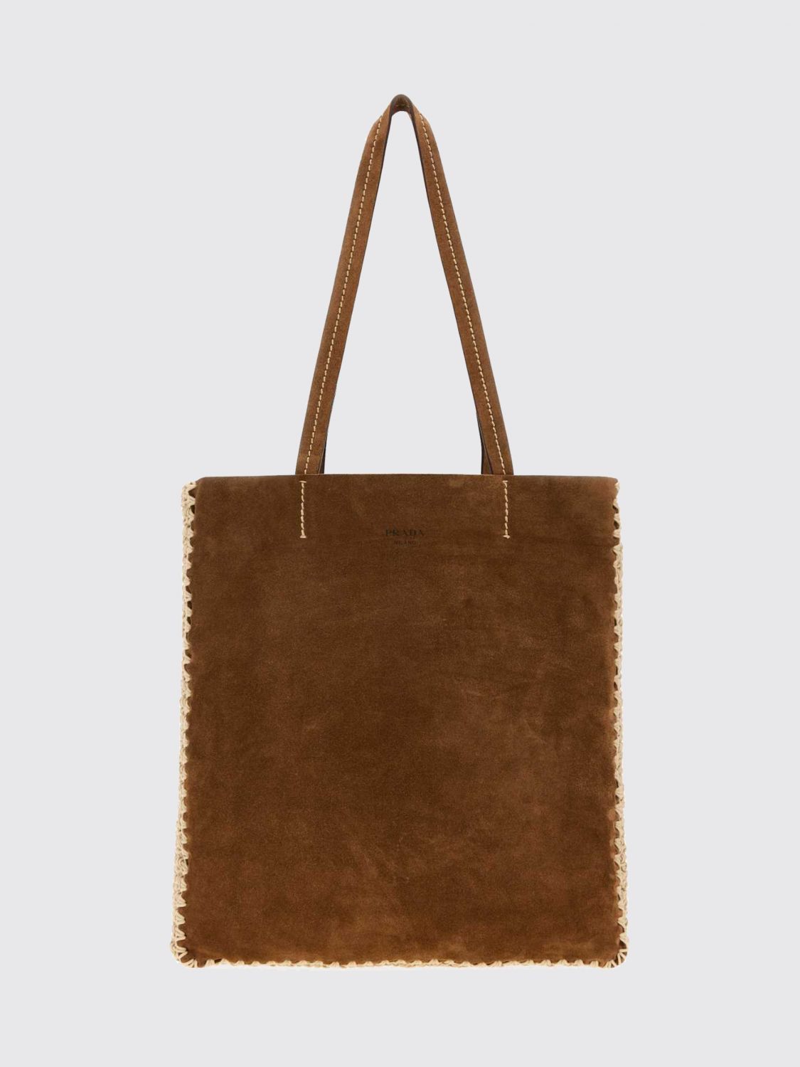 Prada Shoulder Bag Woman Brown PRADA