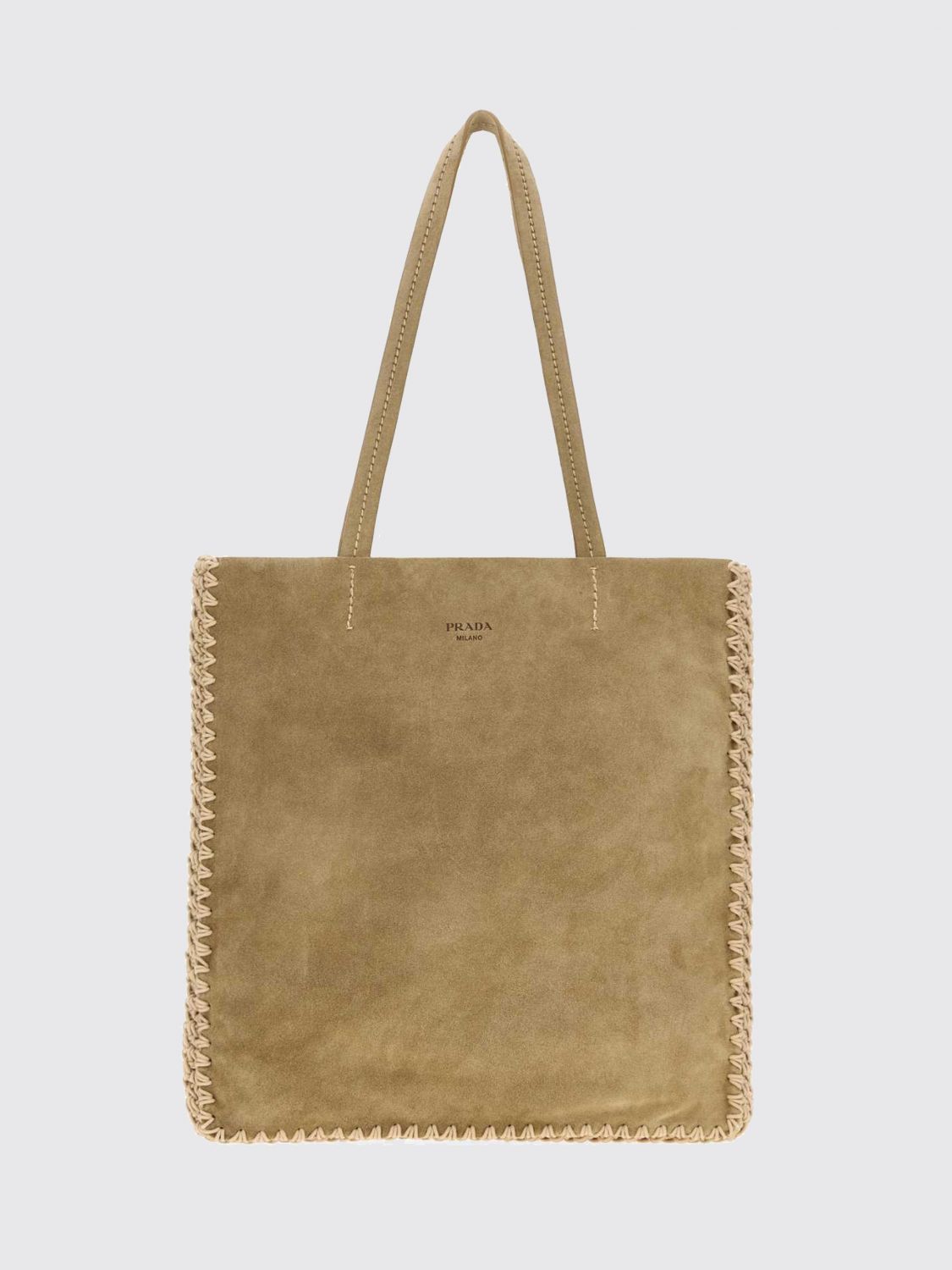 Prada Shoulder Bag Woman Sand PRADA