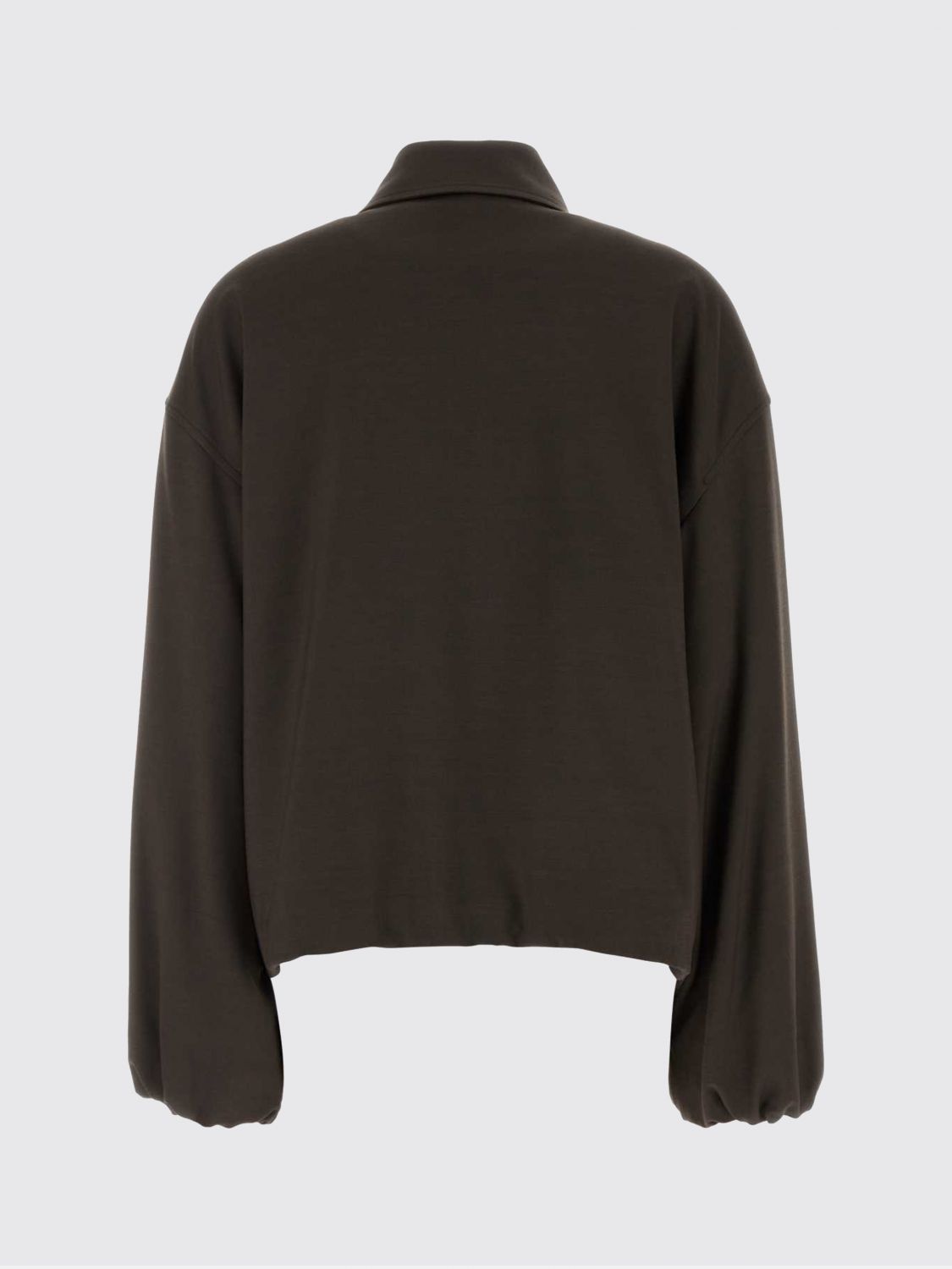 Loewe Women Cropped Wool-Blend Shirt Jacket Loewe With Zip Closure LOEWE