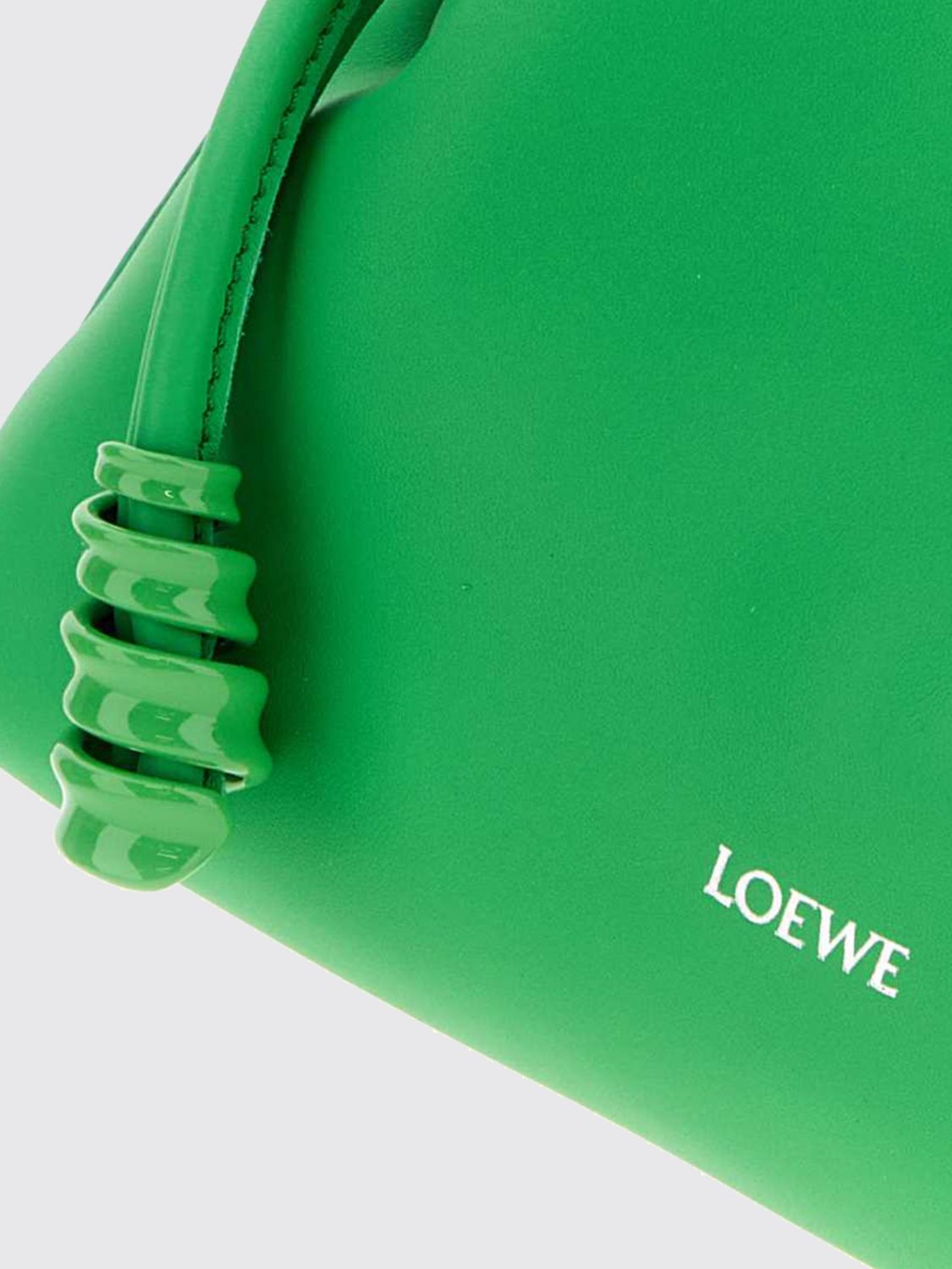 Loewe Women Loewe Coil Flamenco Mini Bucket Bag In Calfskin Leather With Drawstring LOEWE