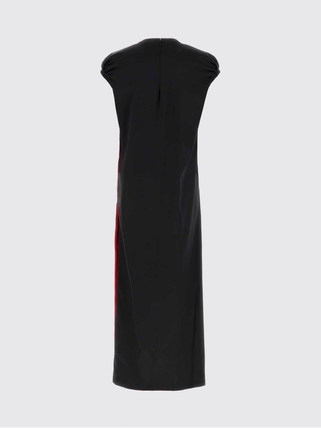 Loewe Women Midi Silk Tunic Loewe With Satin Side Bands LOEWE