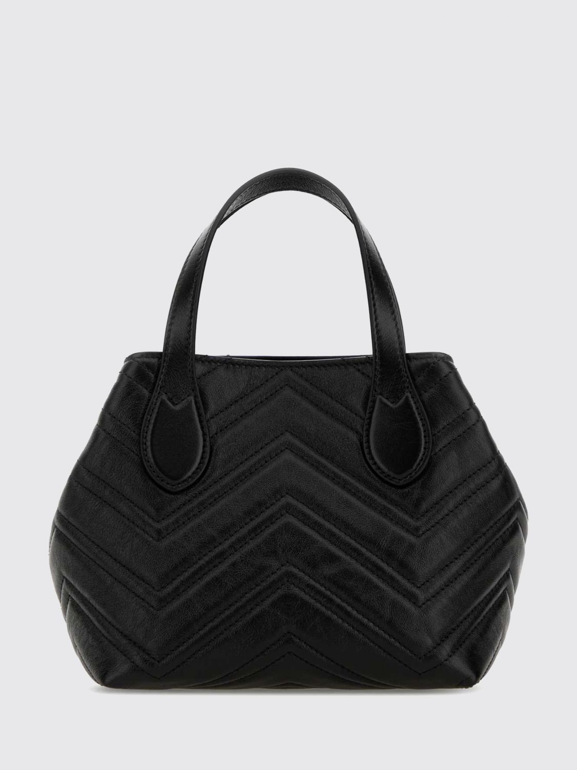 Gucci Women Gg Marmont Gucci Mini Top Handle Bag In Matelasse Chevron Nappa GUCCI