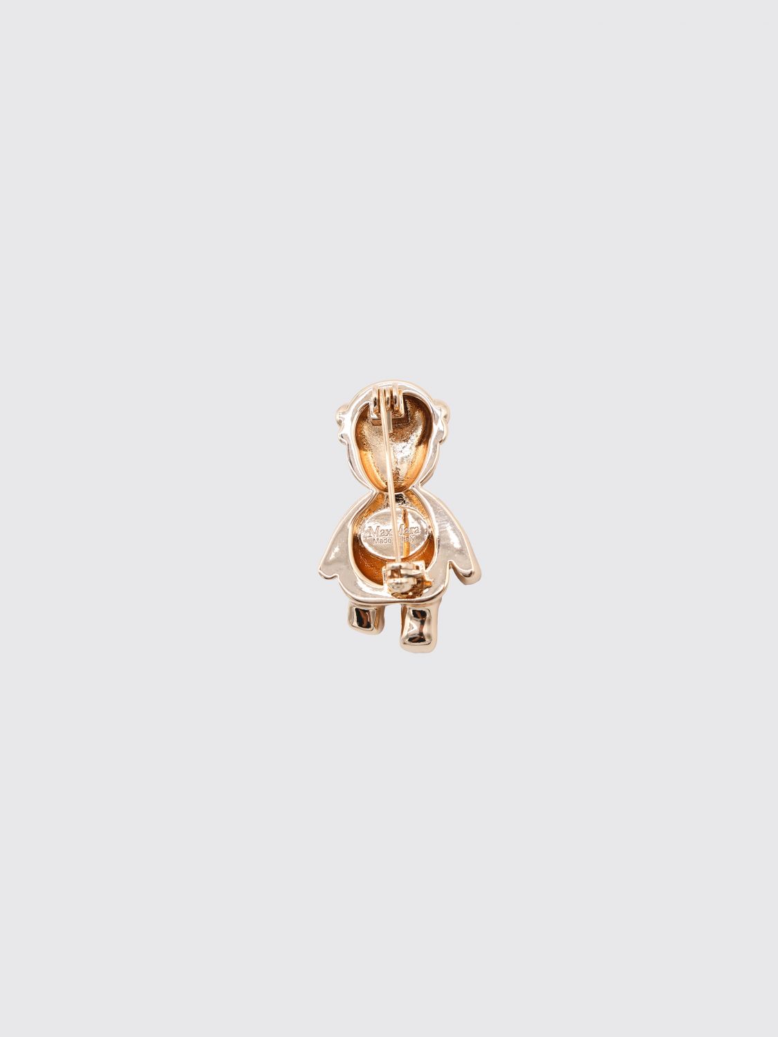 Max Mara Women Max Mara Jewelled Brooch In Gold-Tone Metal MAX MARA
