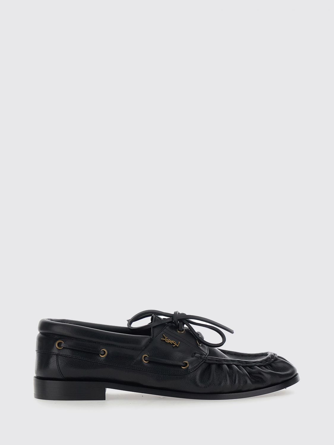 Saint Laurent Loafers Men Black SAINT LAURENT