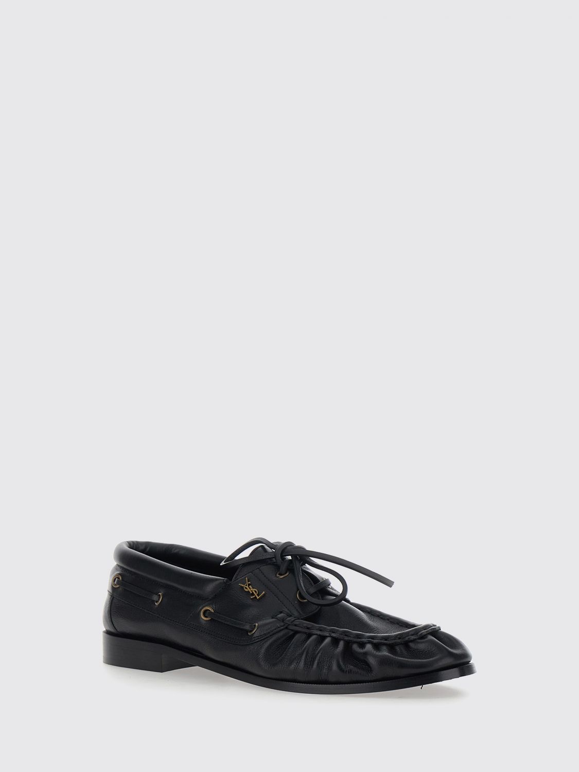 Saint Laurent Loafers Men Black SAINT LAURENT