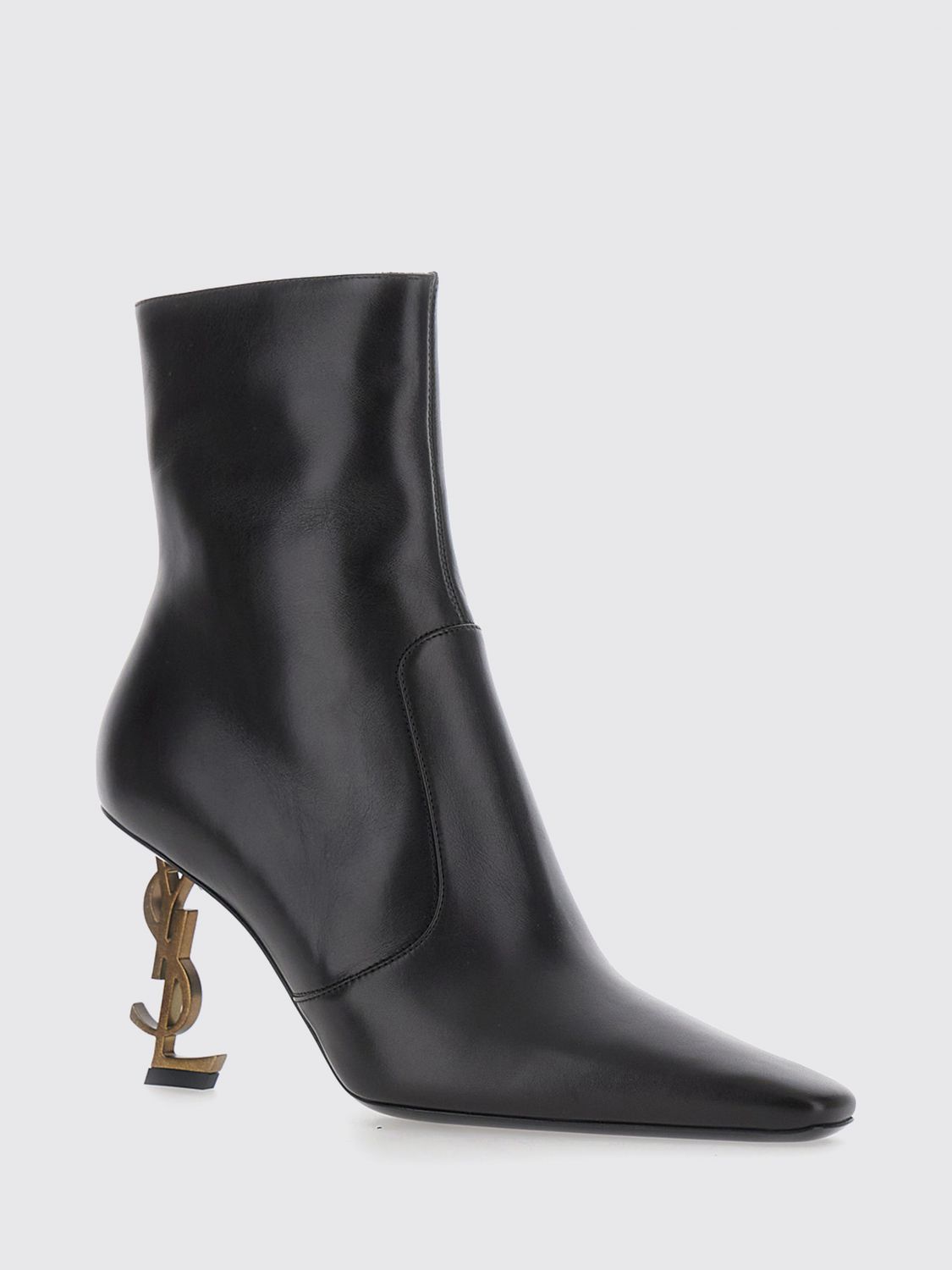 Saint Laurent Flat Ankle Boot Woman Brown SAINT LAURENT
