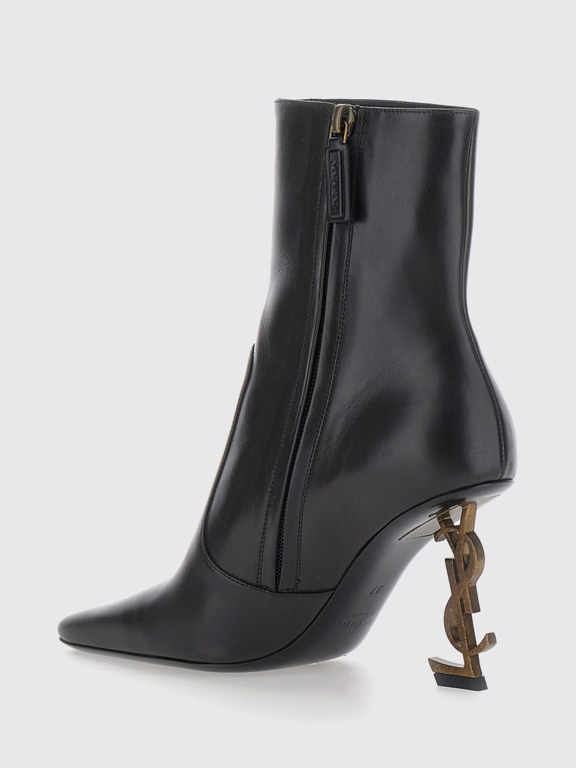 Saint Laurent Flat Ankle Boot Woman Brown SAINT LAURENT