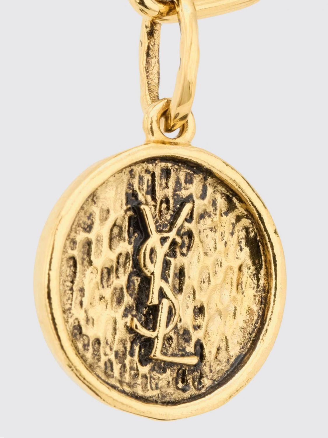 Saint Laurent Women Gold-Tone Brass Saint Laurent Bracelet With Logo SAINT LAURENT