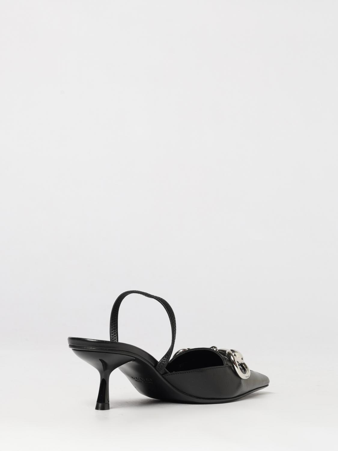 Boulevard Leather Slingback Pumps Gucci With A Mid Heel And Horsebit Detail GUCCI