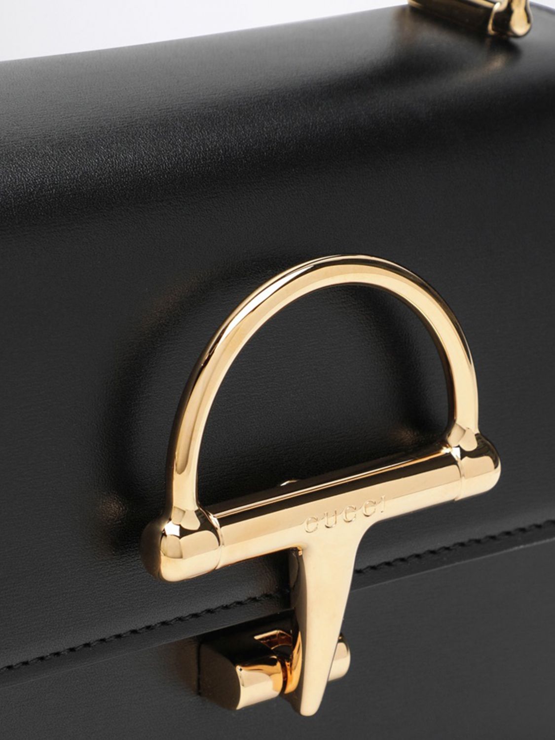 Gucci Women Gucci Siena Mini Handbag In Smooth Calfskin With Horsebit Detail GUCCI