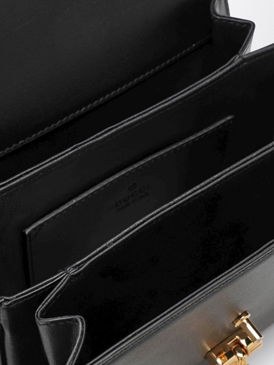 Gucci Women Gucci Siena Mini Handbag In Smooth Calfskin With Horsebit Detail GUCCI
