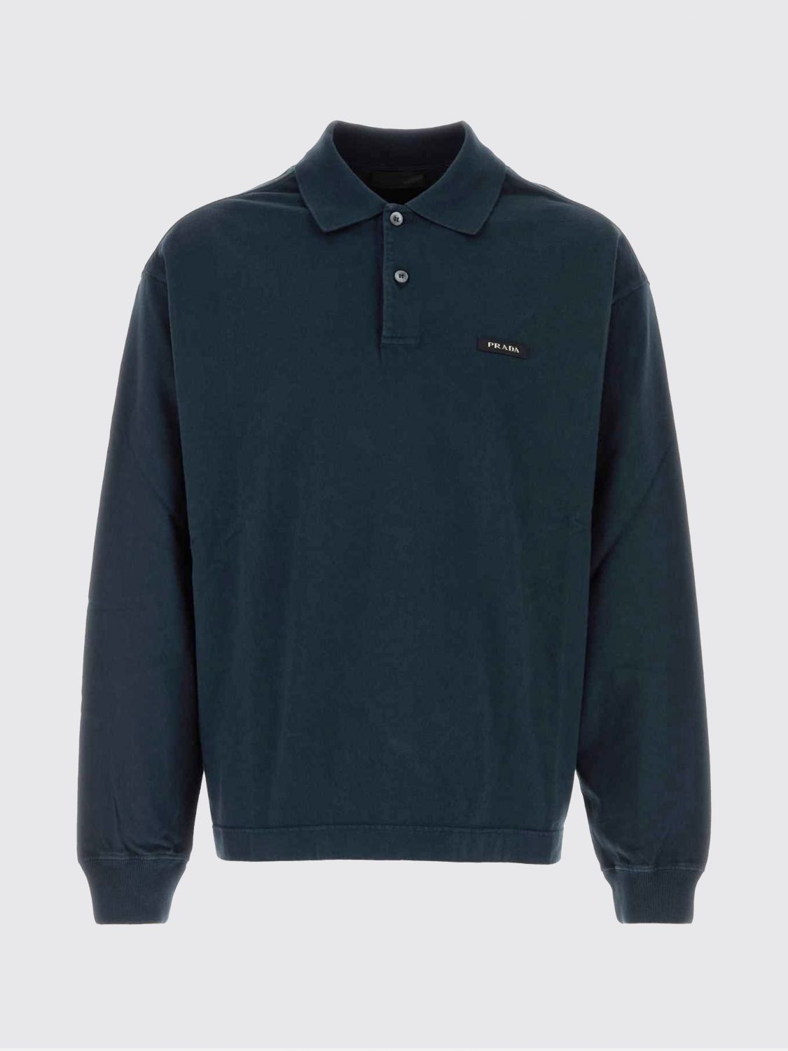 Prada Polo Shirt Men Blue PRADA