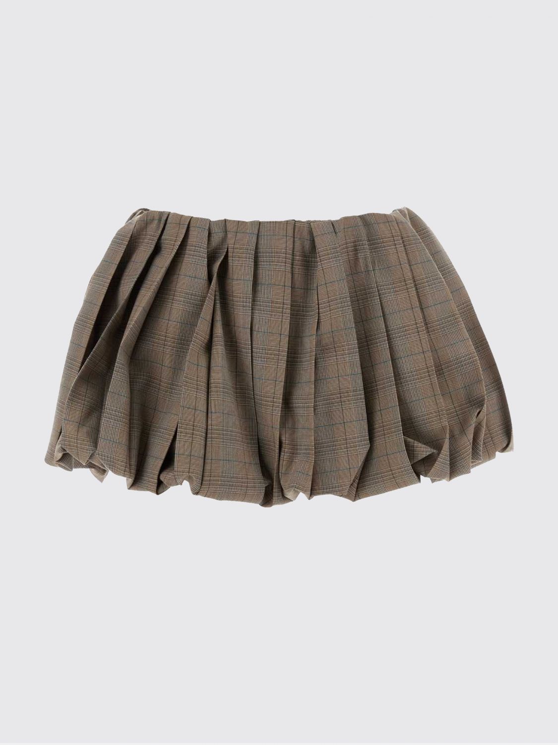 Miu Miu Skirt Woman Tobacco MIU MIU