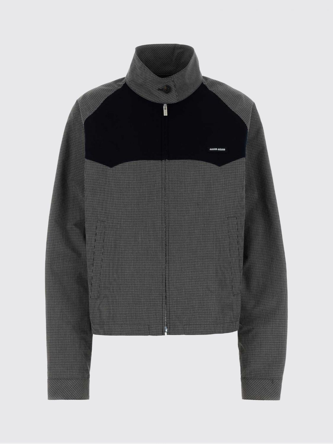 Miu Miu Jacket Woman Grey MIU MIU
