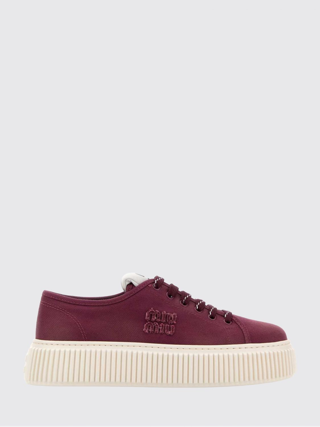 Miu Miu Sneakers Woman Burgundy MIU MIU