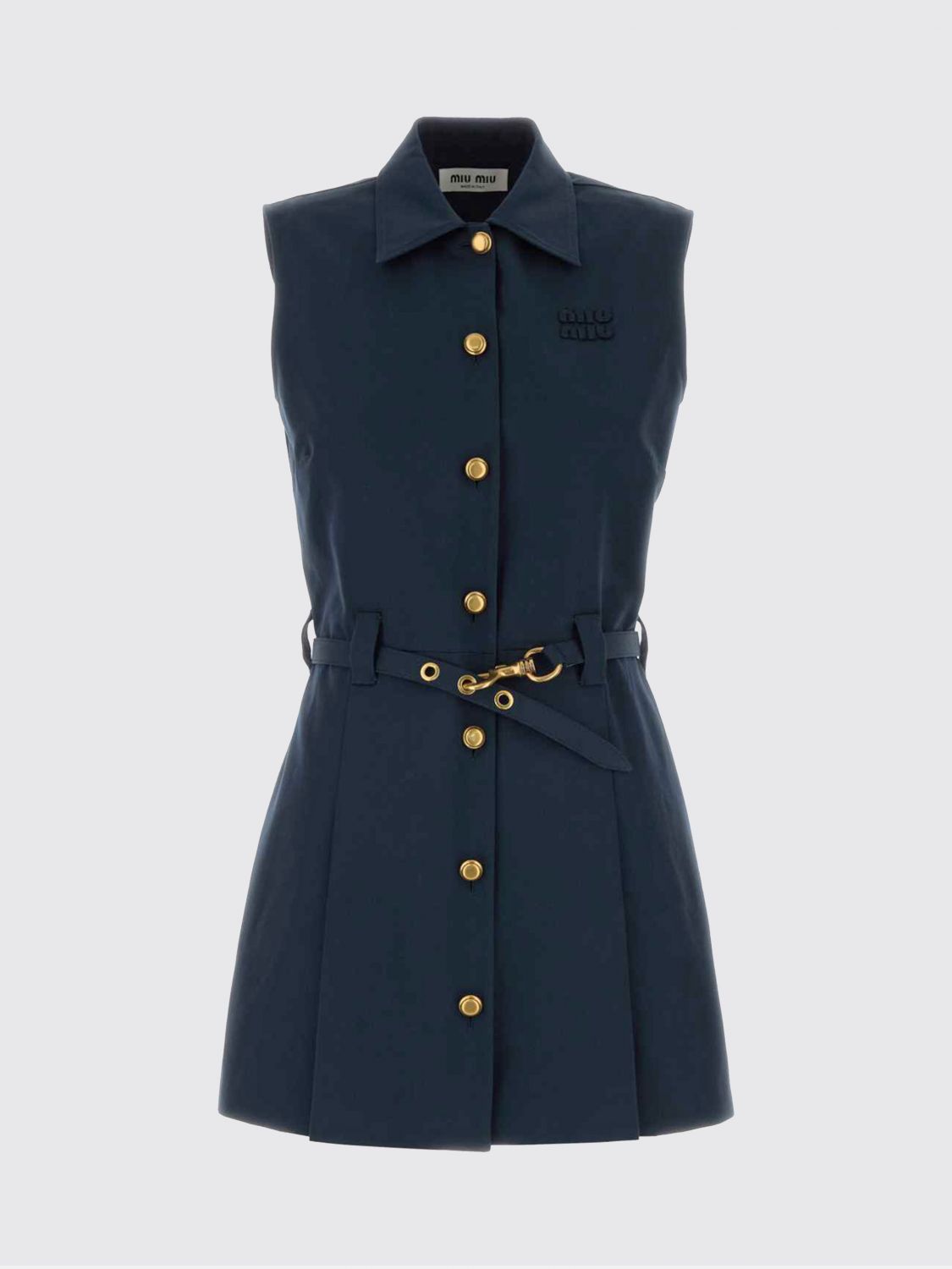 Miu Miu Dress Woman Navy MIU MIU