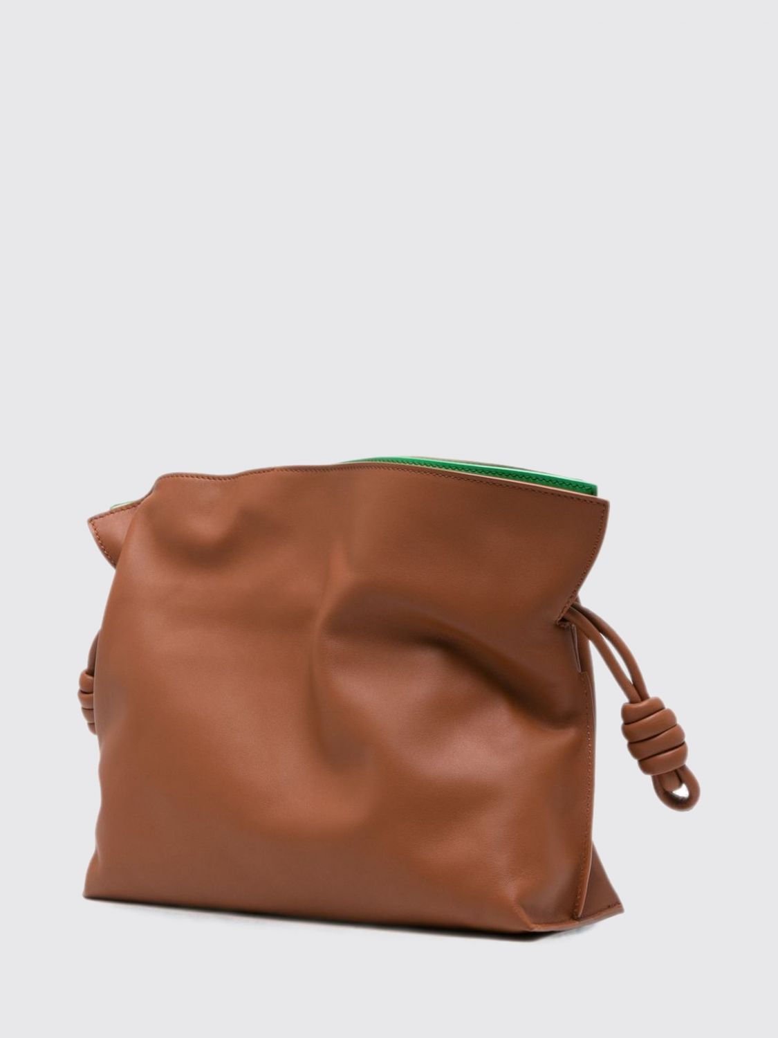 Loewe Women Flamenco Loewe Smooth Calfskin Clutch With Removable Shoulder Strap LOEWE