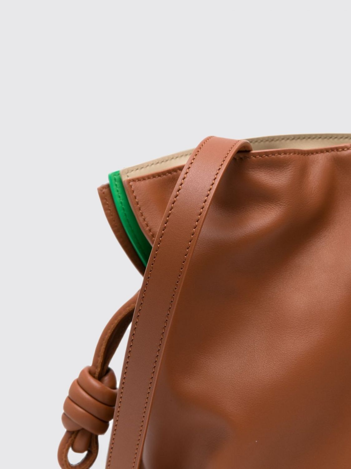 Loewe Women Flamenco Loewe Smooth Calfskin Clutch With Removable Shoulder Strap LOEWE