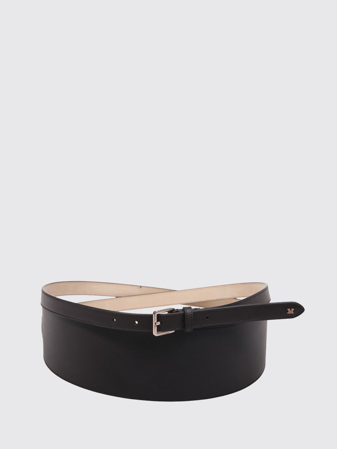 Max Mara Women Max Mara Belt In Fine Smooth Calf Leather With Metal Buckle MAX MARA