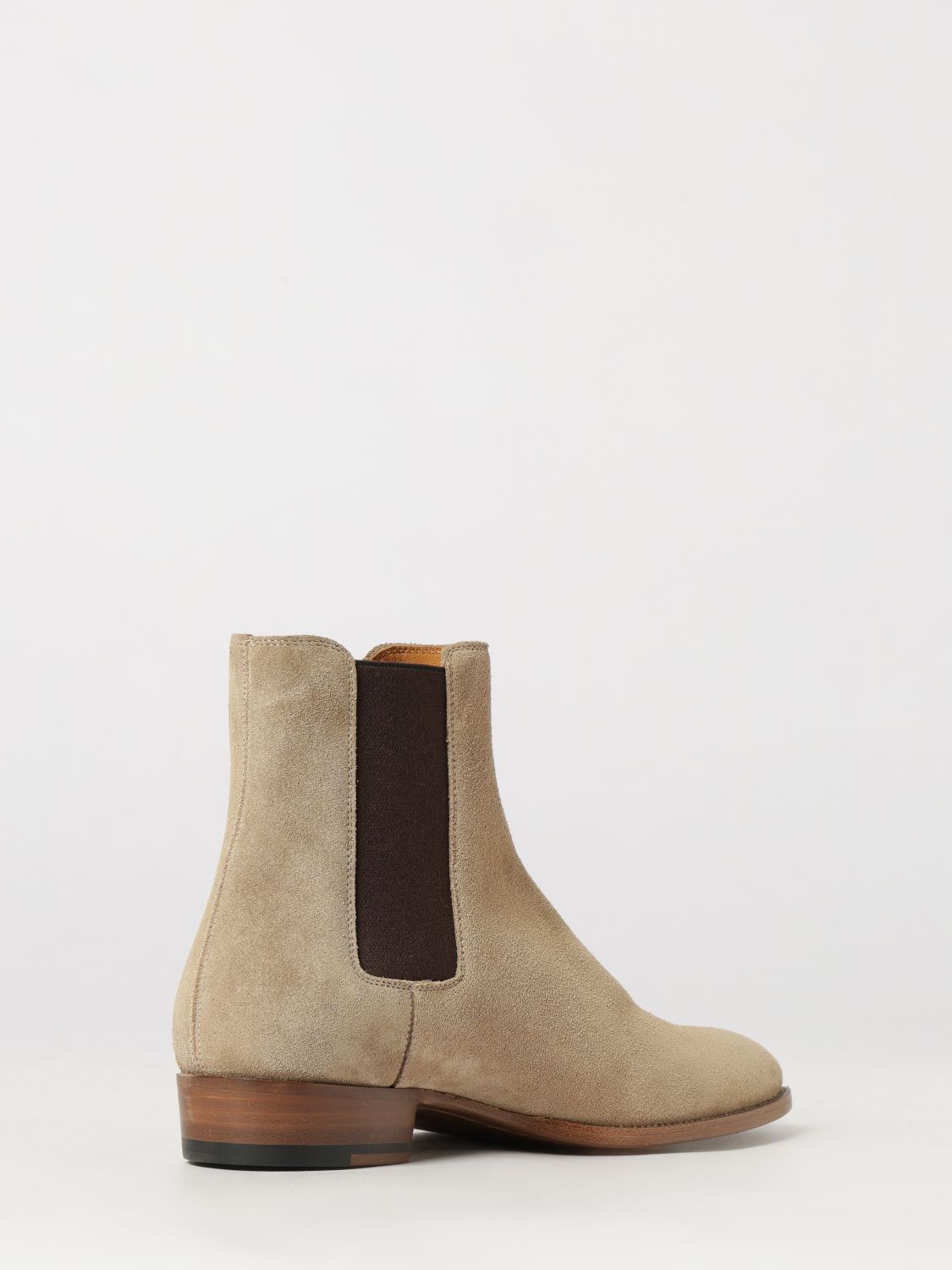 Suede Chelsea Boots Saint Laurent With Round Toe SAINT LAURENT