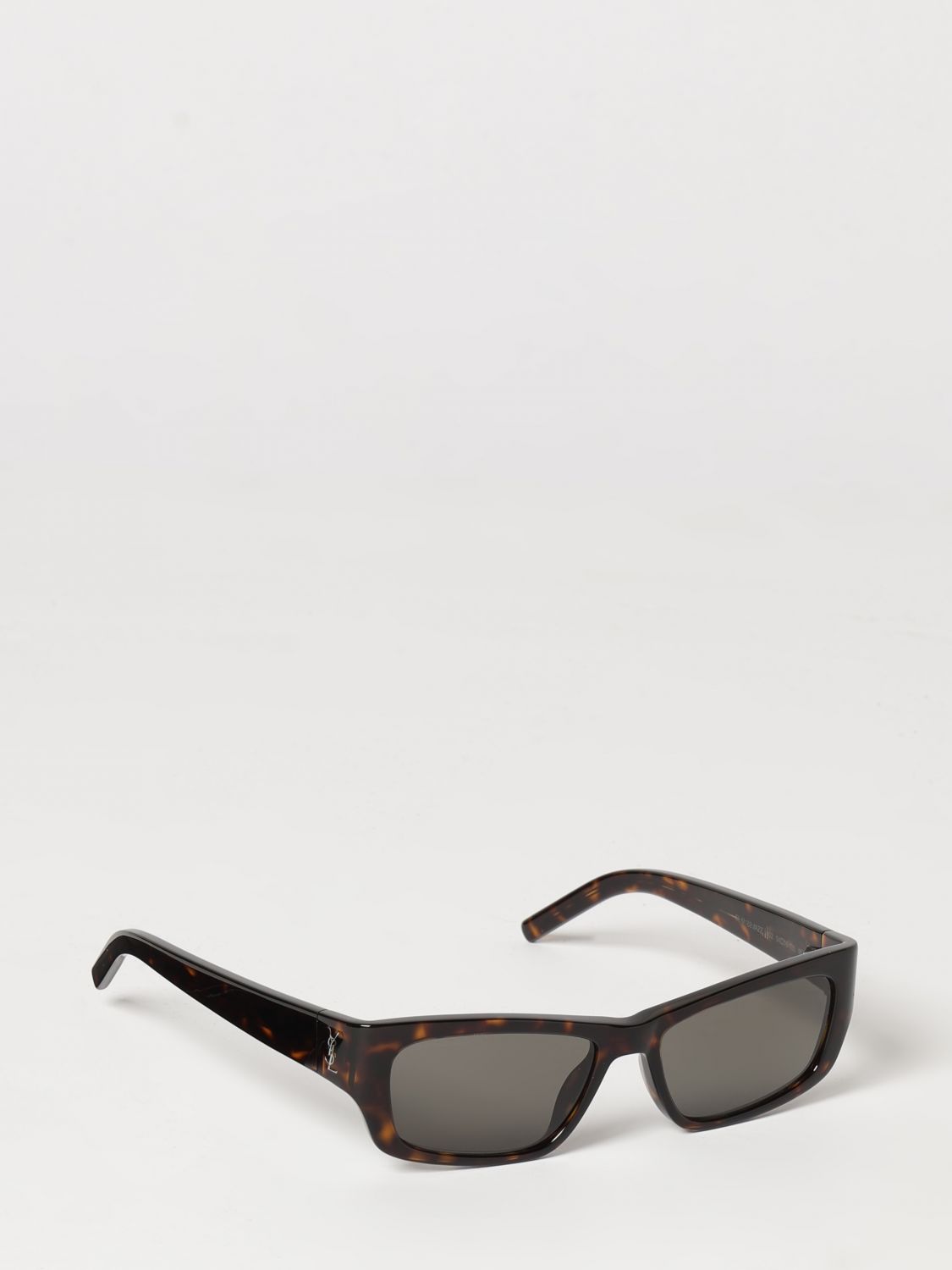 Tortoiseshell Acetate Sunglasses Saint Laurent With Ysl Monogram SAINT LAURENT