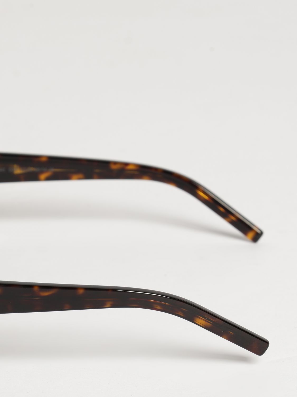 Tortoiseshell Acetate Sunglasses Saint Laurent With Ysl Monogram SAINT LAURENT