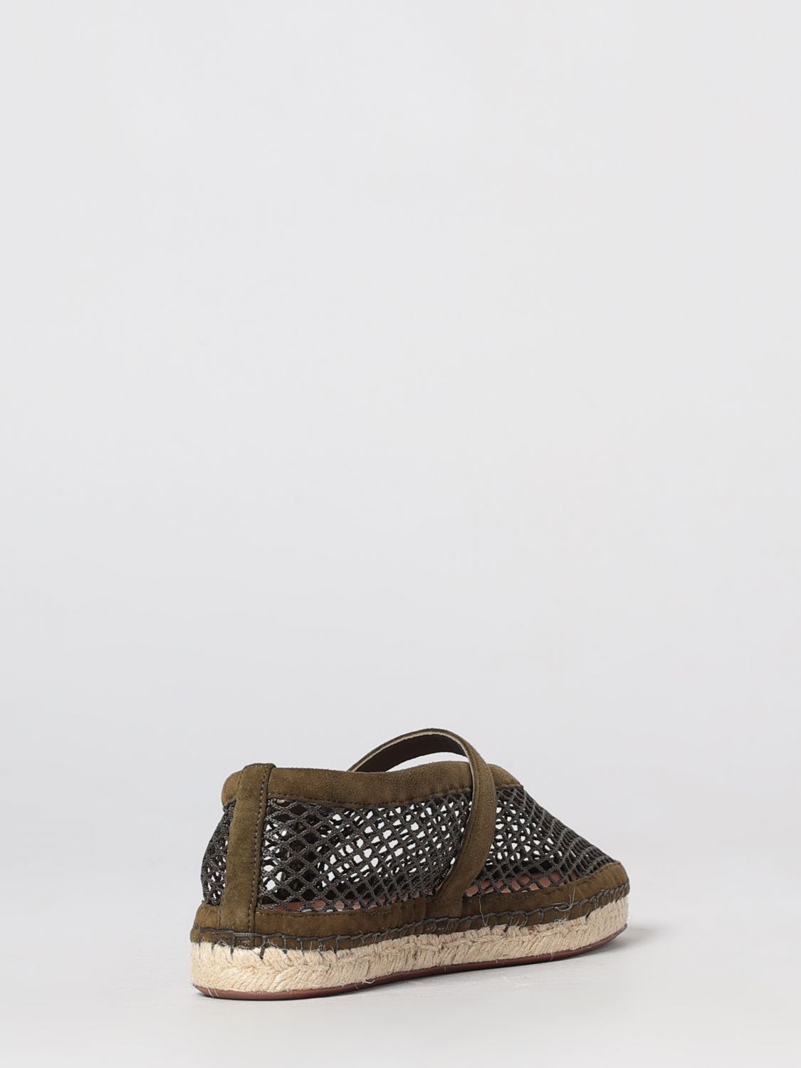 AlaiA Women Alaia Perforated Suede Mary Jane Espadrilles With Jute Sole ALAIA