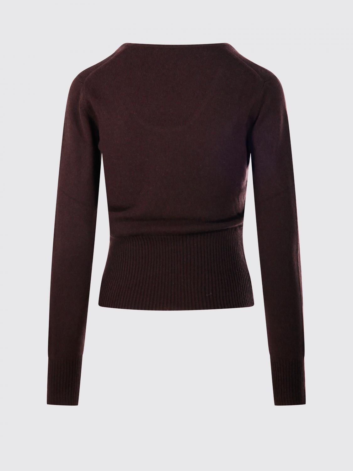 Max Mara Women Slim Fit Wool And Cashmere Crewneck Jumper Max Mara With Ribbed Trims MAX MARA