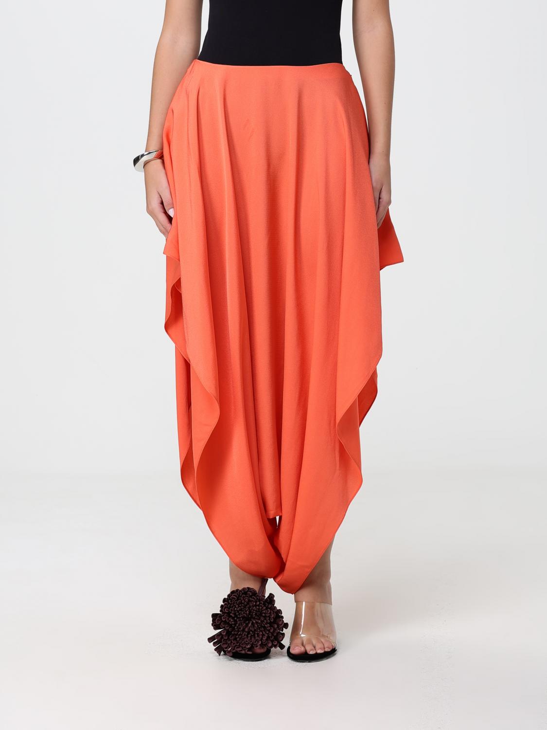 Alai�A Women Asymmetric Long Skirt Alaia In Cady With Elasticated Waist ALAIA