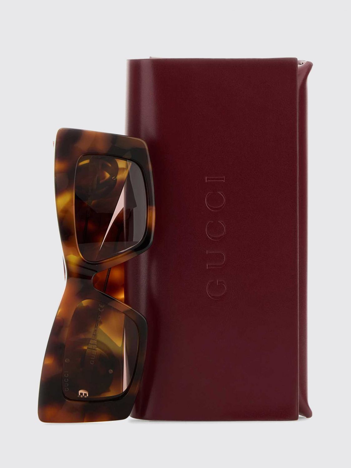 Gucci Sunglasses Woman Brown GUCCI