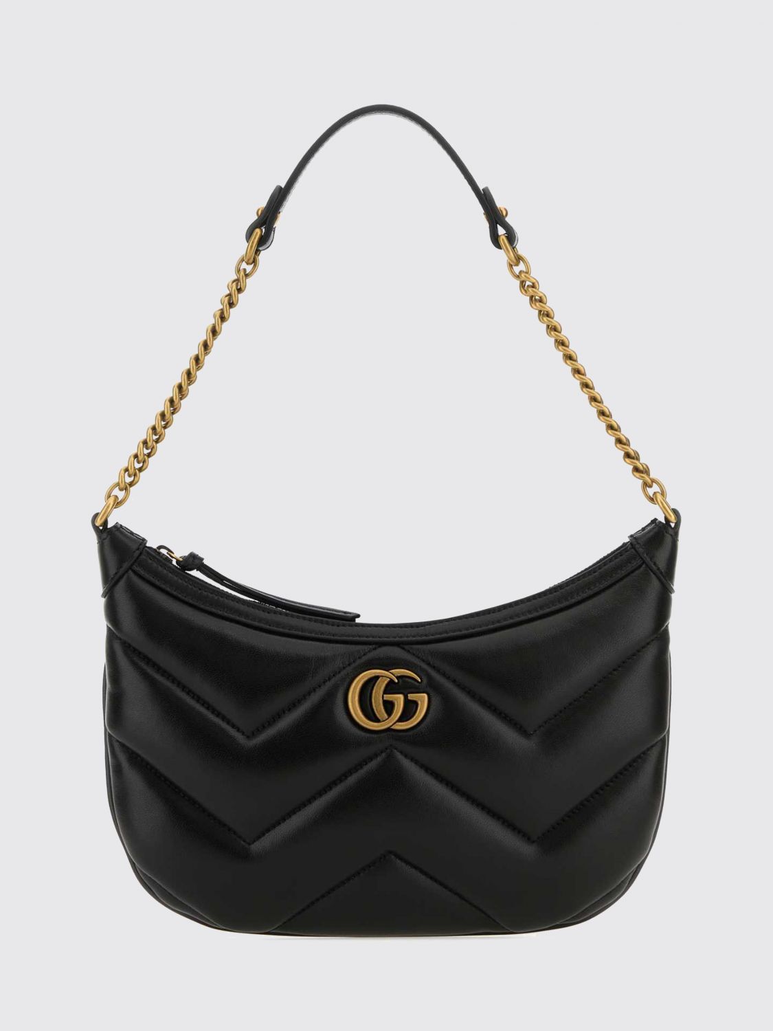 Gucci Women Gucci Gg Marmont Matelasse Nappa Hobo Shoulder Bag With Monogram GUCCI