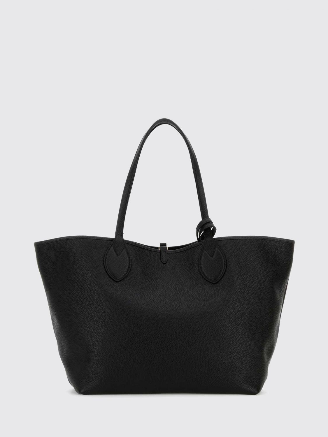 Gucci Women Gucci Reversible Shoulder Bag In Grained Leather And Logo Fabric GUCCI