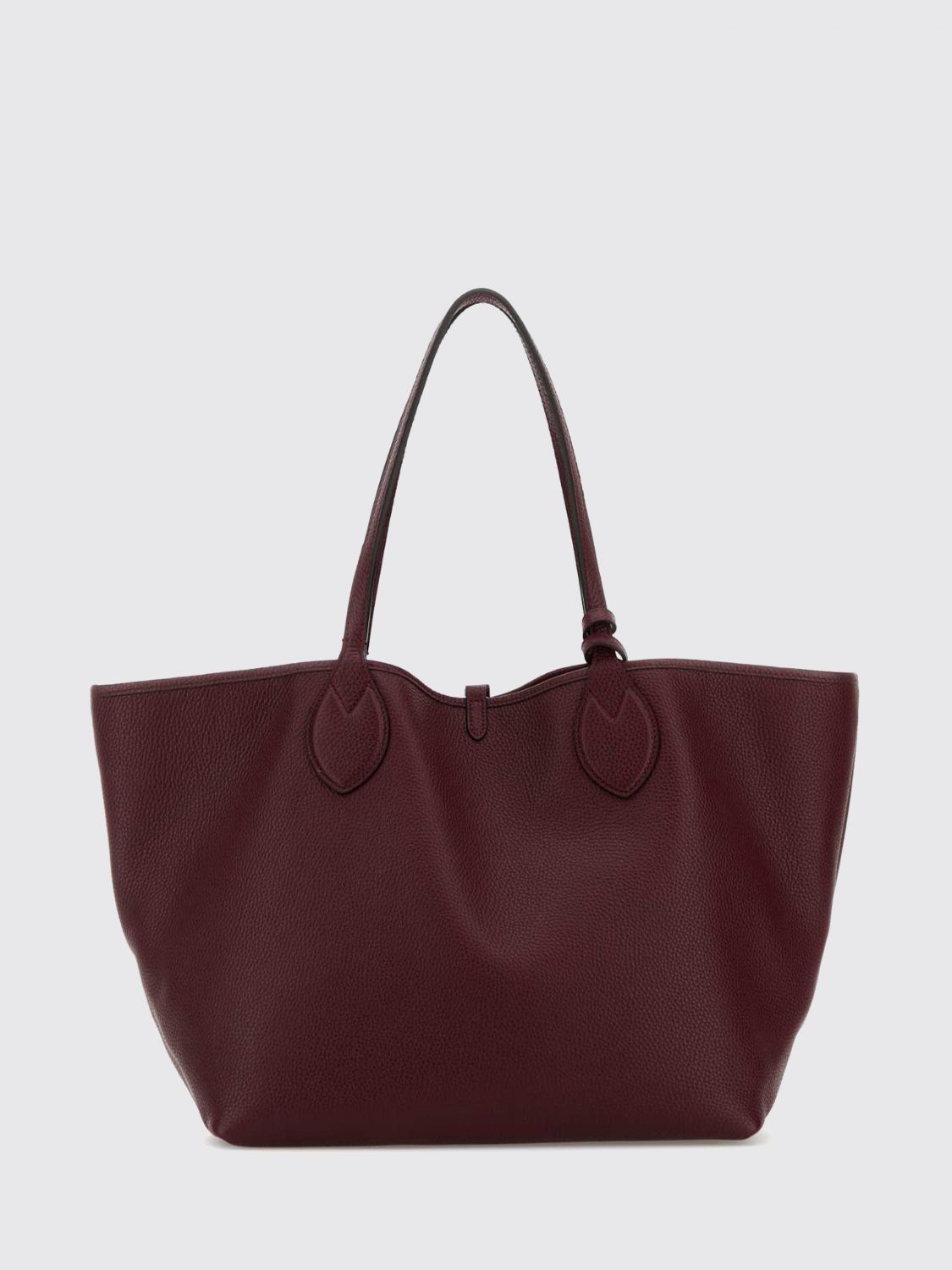 Gucci Women Gucci Reversible Shoulder Bag In Grained Leather And Logo Fabric GUCCI