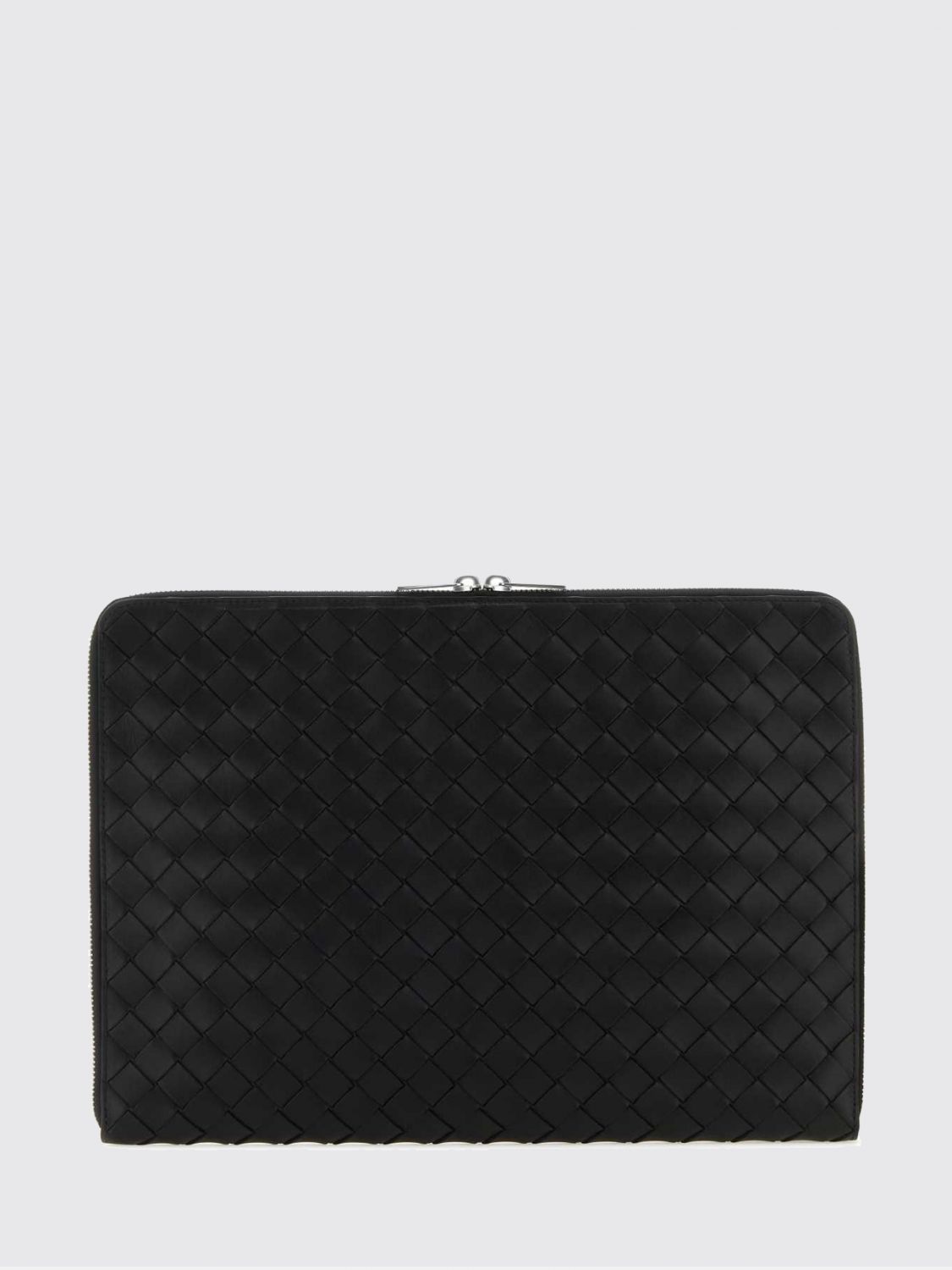Bottega Veneta Men Bottega Veneta Intrecciato Calfskin Leather Document Holder Pouch BOTTEGA VENETA
