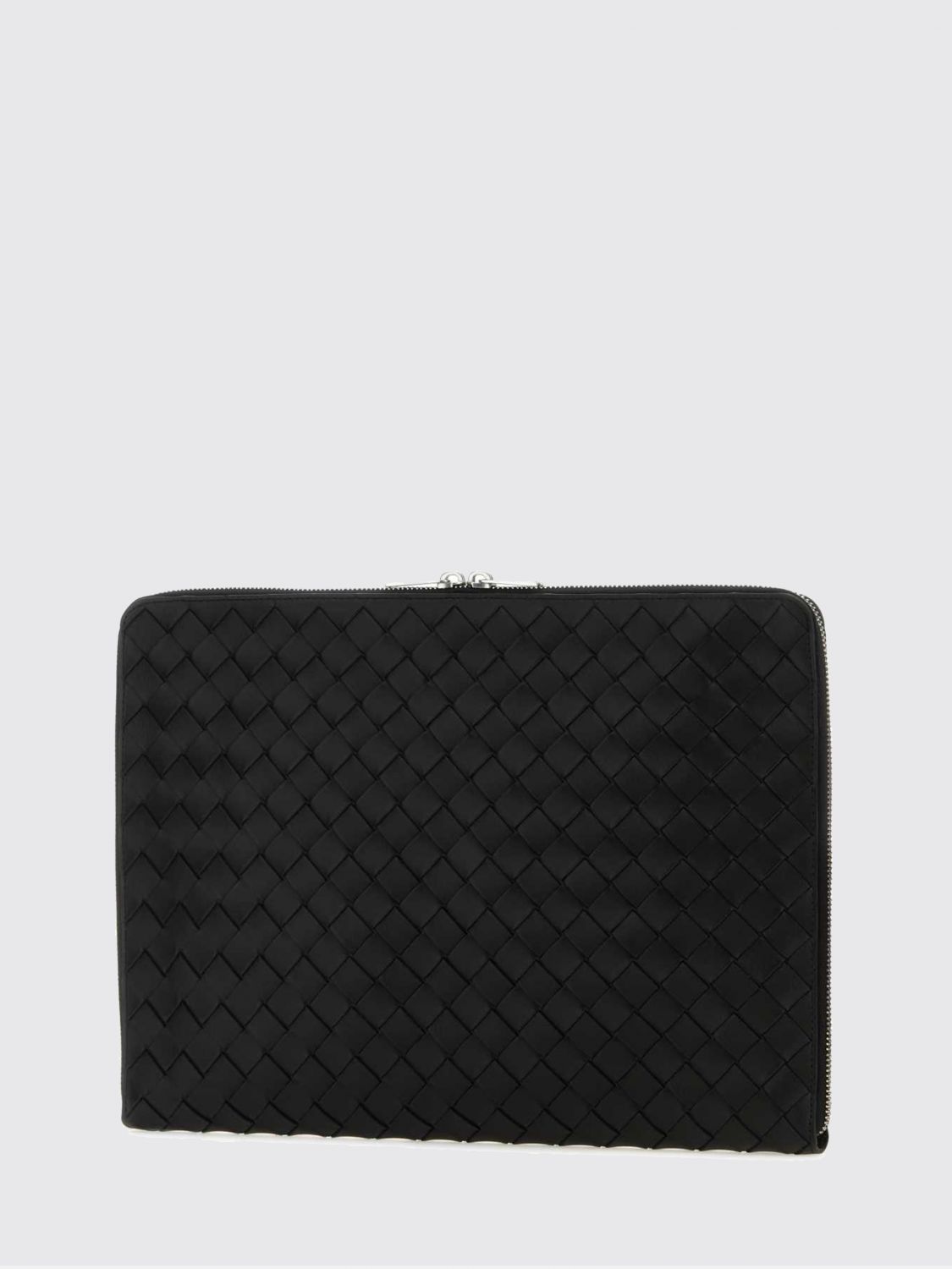 Bottega Veneta Men Bottega Veneta Intrecciato Calfskin Leather Document Holder Pouch BOTTEGA VENETA