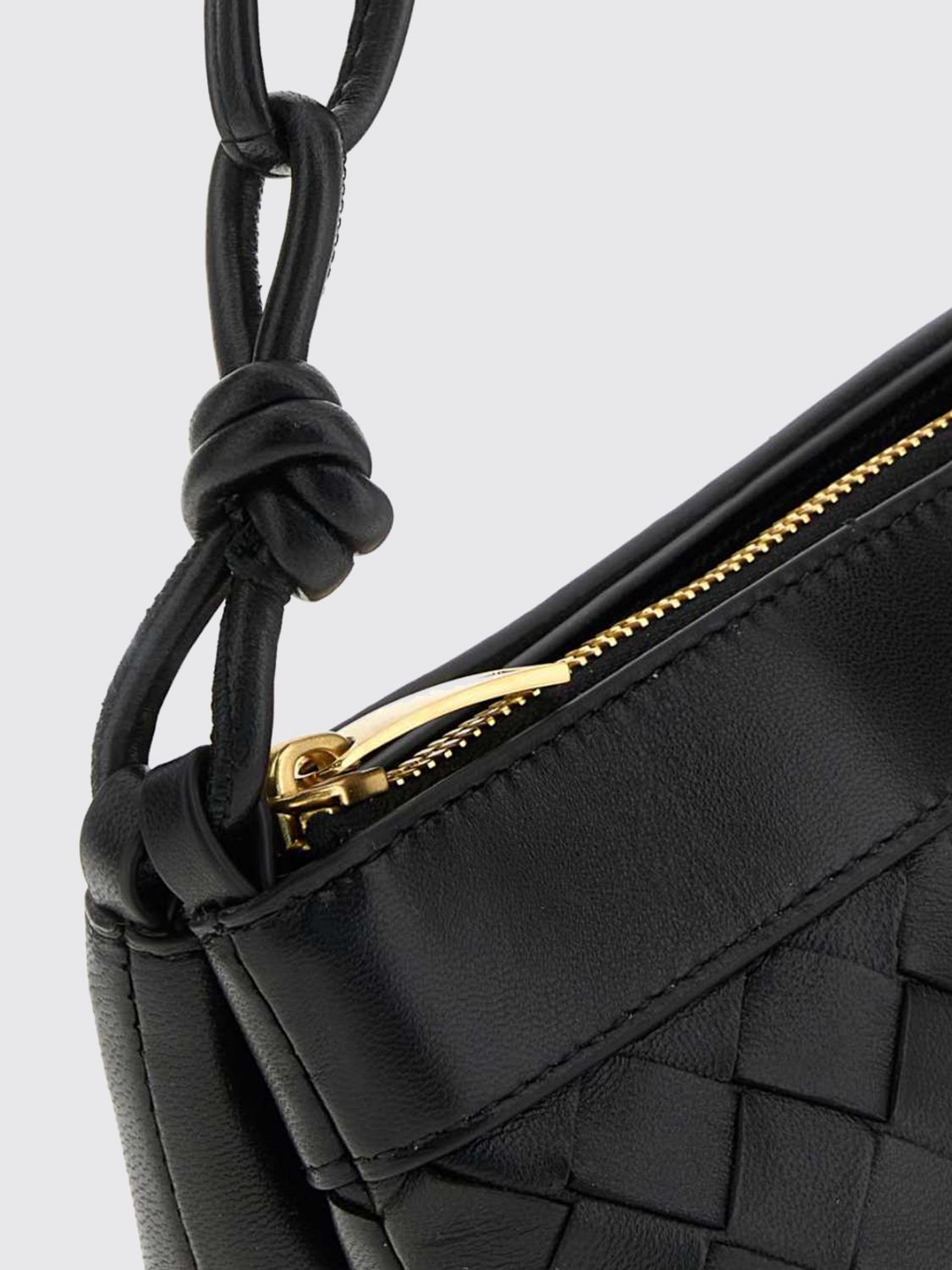 Bottega Veneta Women Intrecciato Calfskin Leather Crossbody Bag Bottega Veneta BOTTEGA VENETA