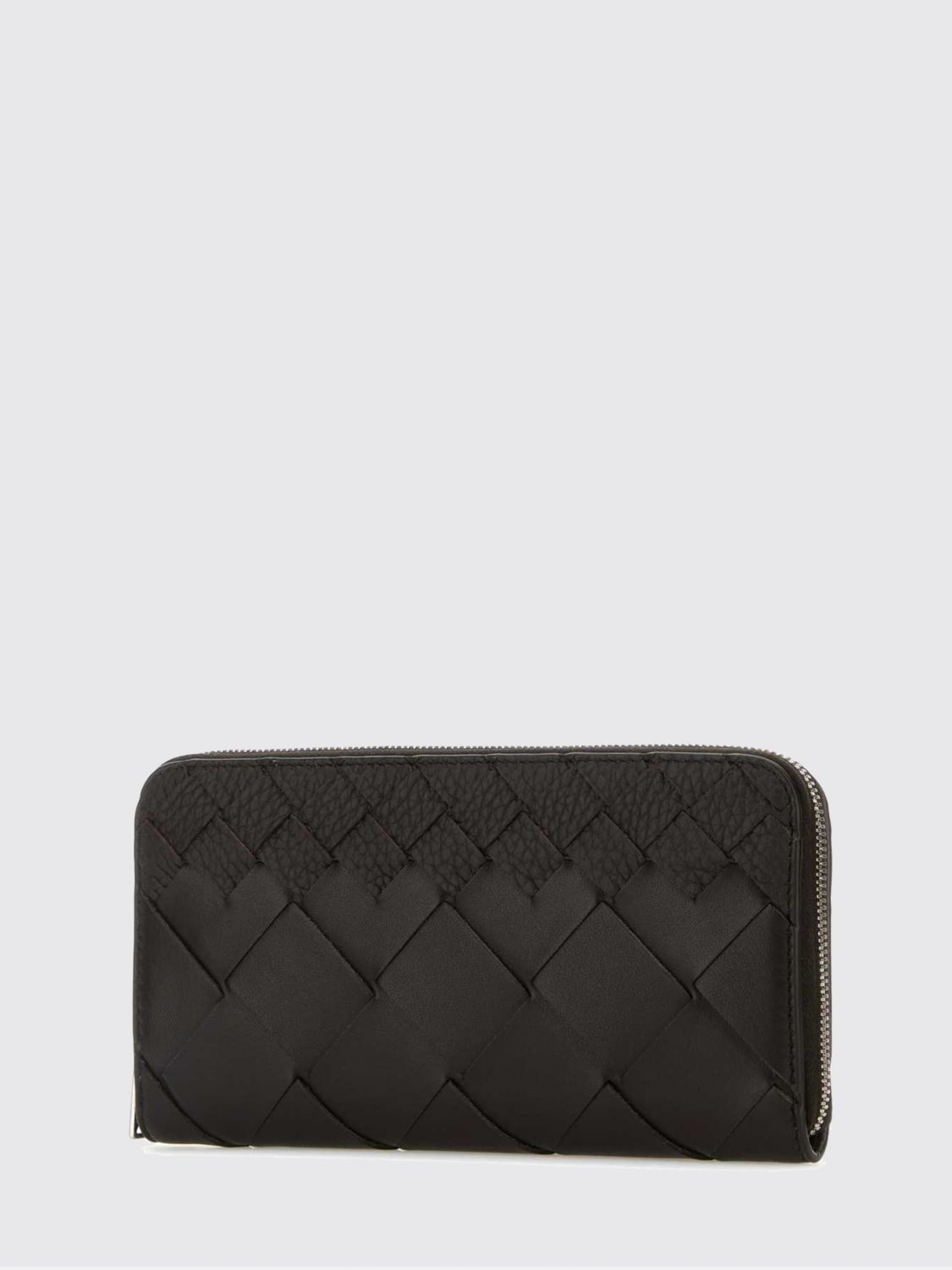 Bottega Veneta Men Bottega Veneta Intrecciato Leather Continental Zip-Around Wallet BOTTEGA VENETA