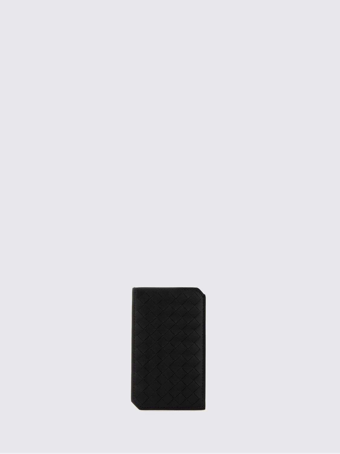 Bottega Veneta Men Bottega Veneta Intrecciato Calfskin Leather Flat Card Holder BOTTEGA VENETA