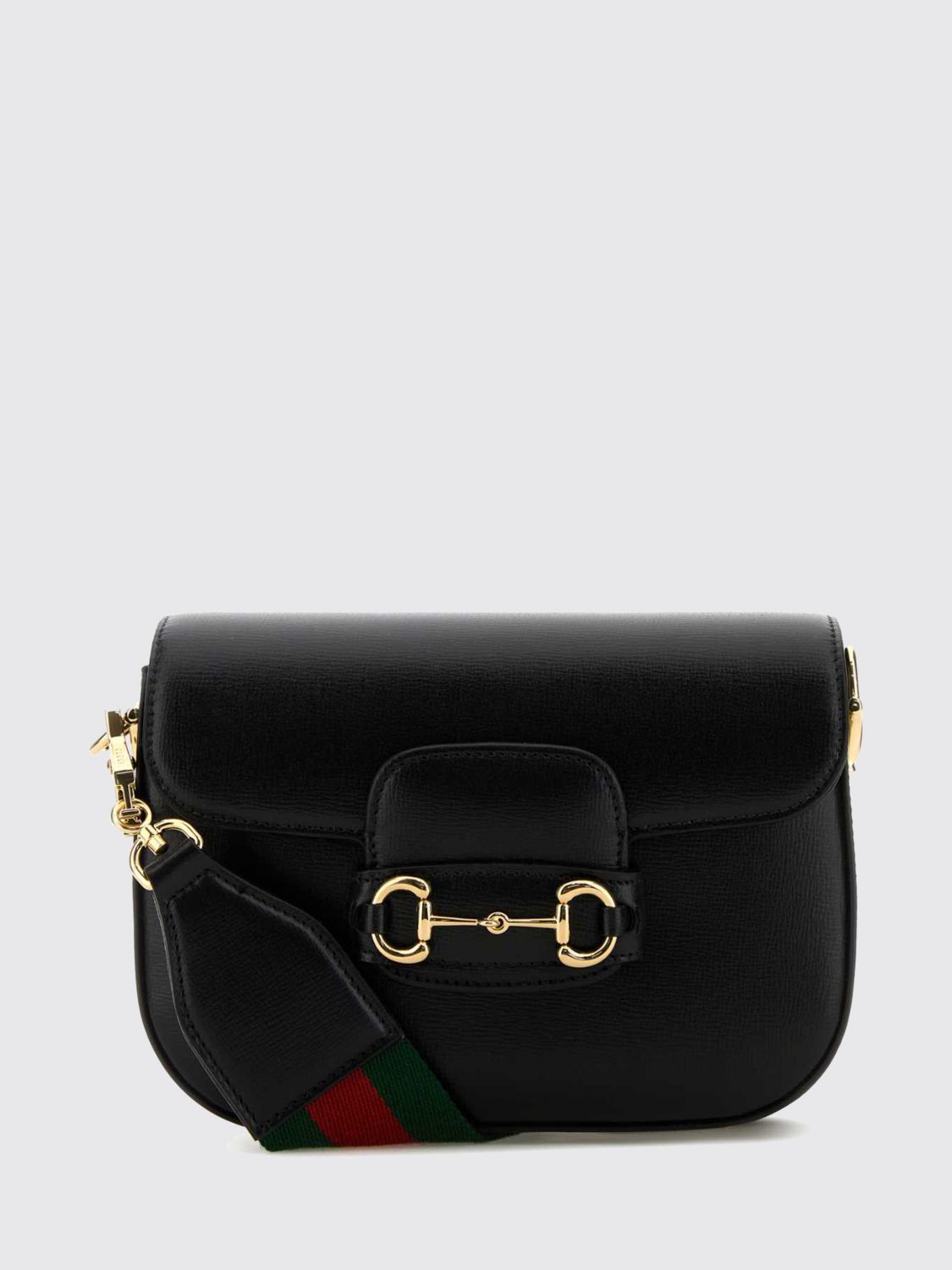 Gucci Women Gucci Horsebit 1955 Mini Leather Shoulder Bag With Removable Strap GUCCI