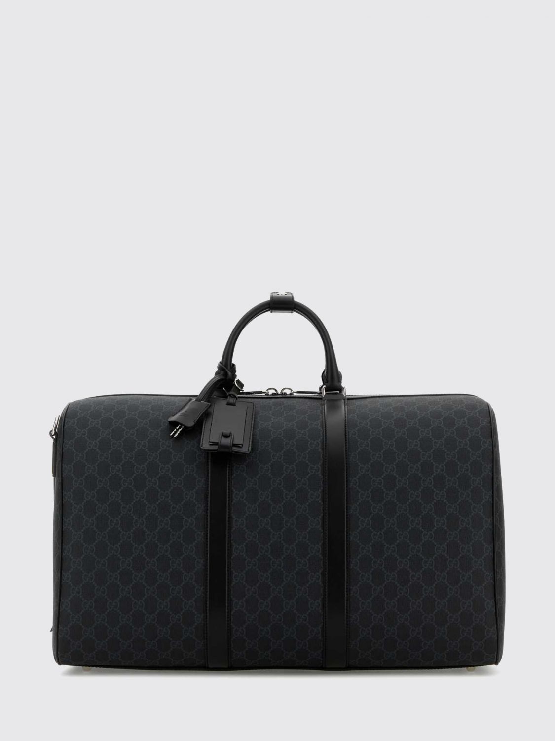 Gucci Men Large Gg Supreme Duffle Bag Gucci With Monogram And Leather Details GUCCI