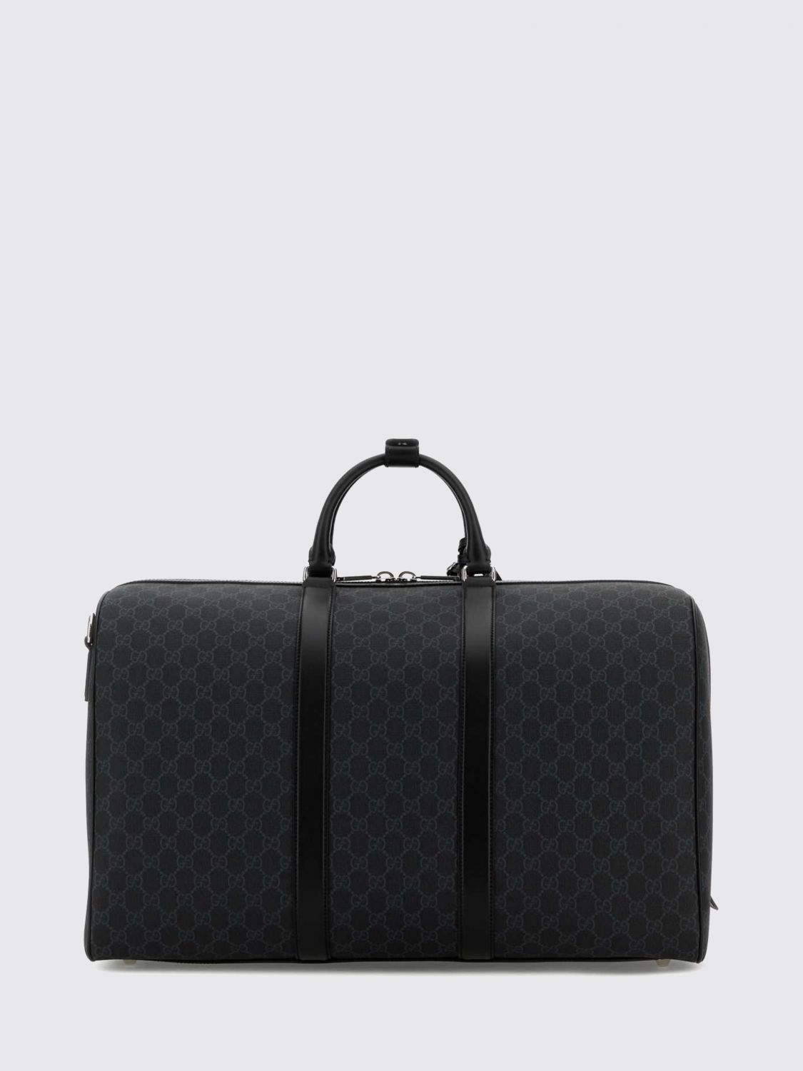 Gucci Men Large Gg Supreme Duffle Bag Gucci With Monogram And Leather Details GUCCI