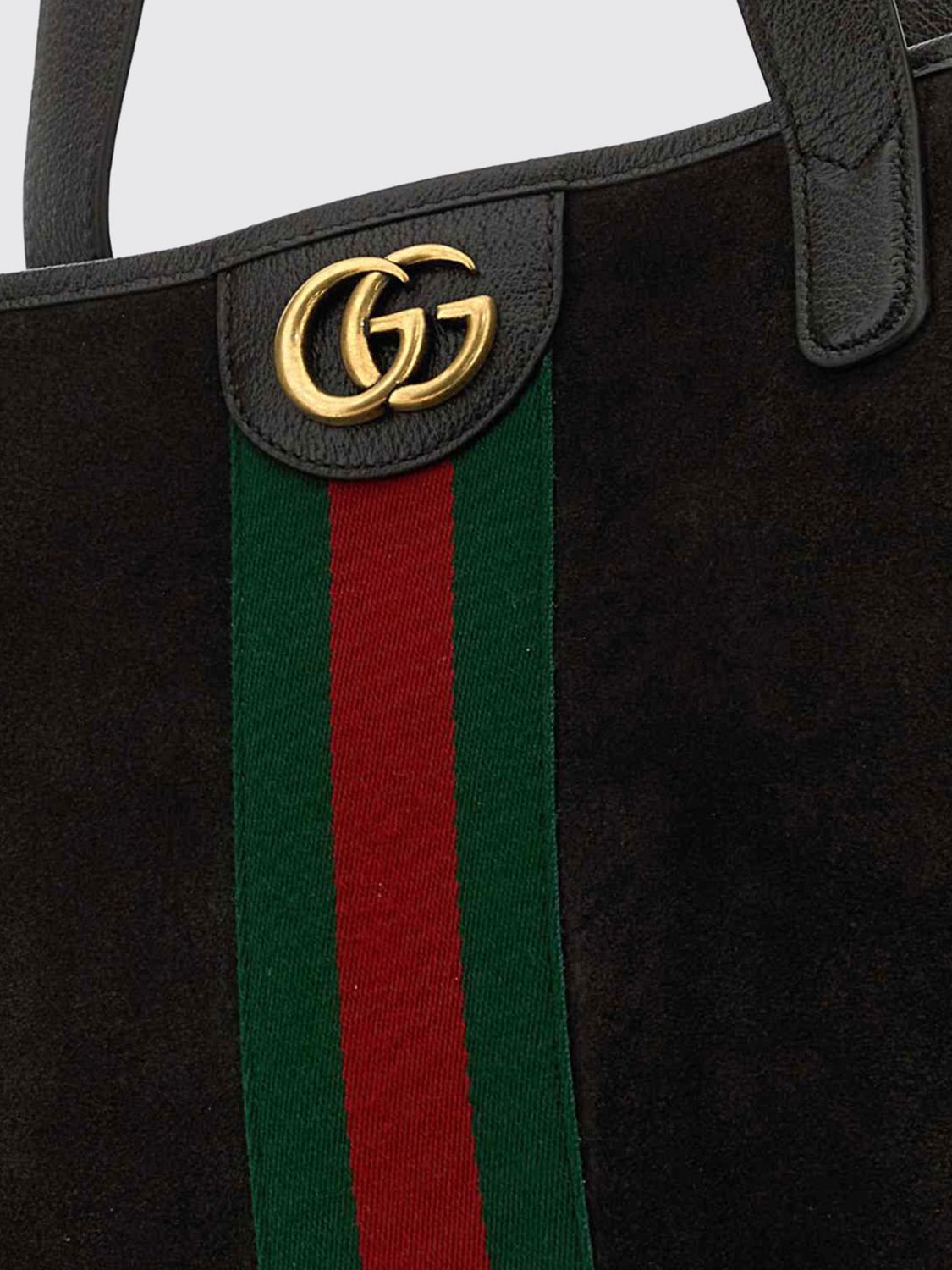 Gucci Men Ophidia Suede Tote Bag Gucci With Gg Monogram And Web Stripe GUCCI