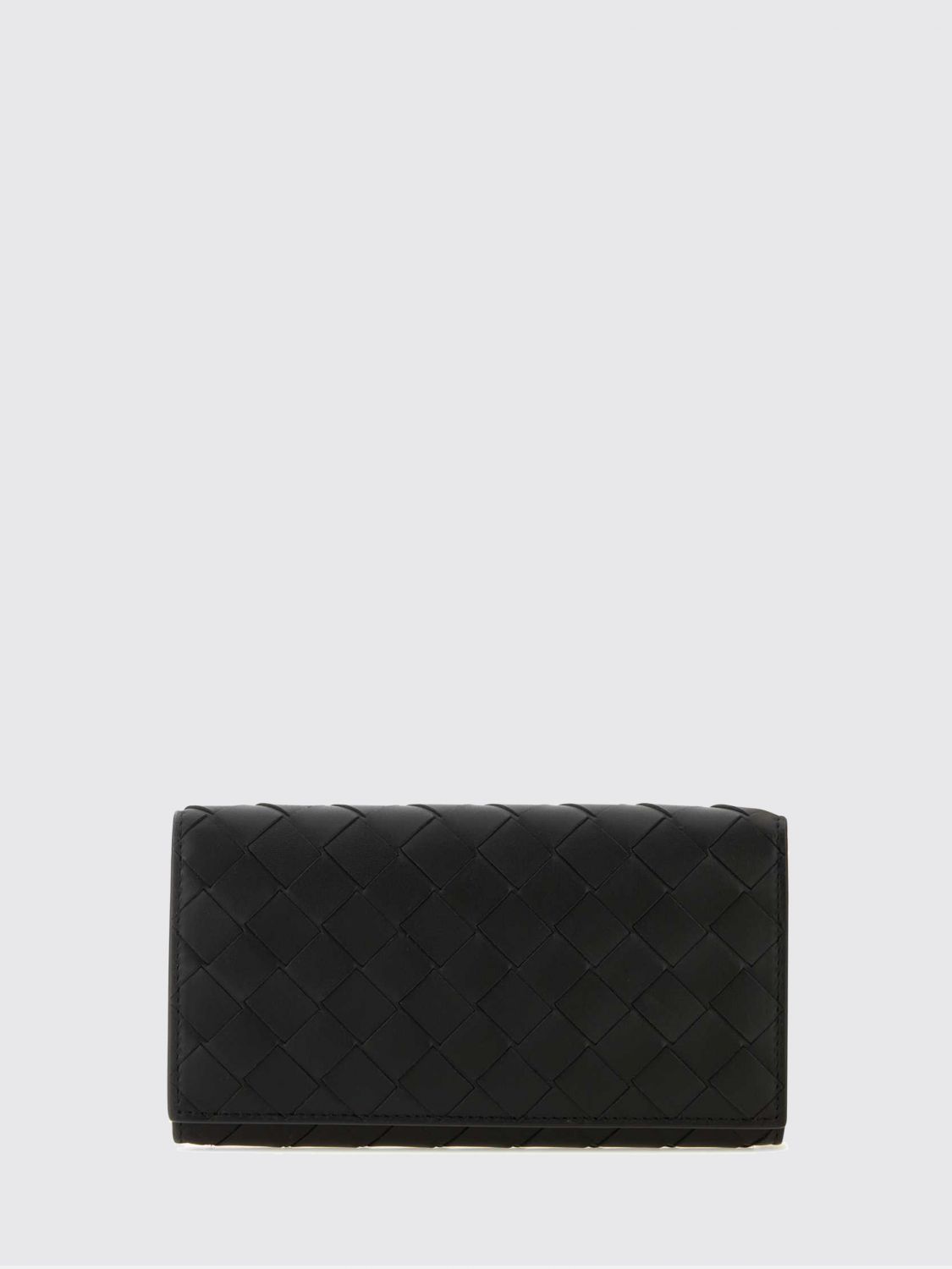 Bottega Veneta Men Bottega Veneta Intrecciato Woven Calfskin Leather Bifold Wallet BOTTEGA VENETA